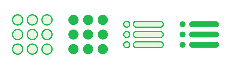 Menu Icon set. web menu icon. hamburger menu symbol