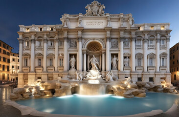 Wall Mural - fontana di trevi fountain - Rome Italy 