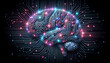 電子回路の脳イメージ-Generative AI