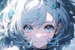 © beeboys - 見つめる女性,Generative AI AI画像