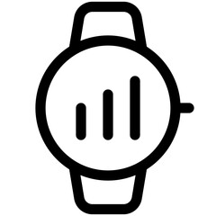 Canvas Print - smartwatch signal icon