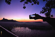 Photographing Guanabara Bay and Corcovado Mountain with a Cell Phone from the Sugarloaf at Dusk - Rio de Janeiro, Brazil