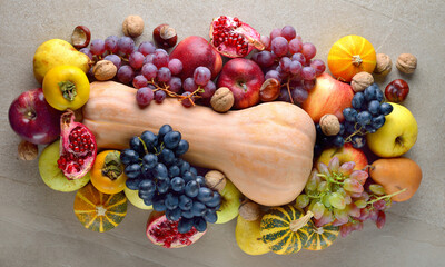 Wall Mural - Various autumn harvest