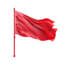 Red Flag Isolated On Transparent Background,transparency 