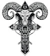 Mystical Aries Tattoo with Celtic Cross: Exploring Ancient Legends and Zodiac Symbols