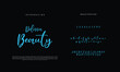 © Muhammad - Handwritten Script font. Hand drawn brush style modern calligraphy cursive typeface. Hand Lettering and Custom Typography alphabet for Designs: Logo, Greeting Cards, Poster. Vector Brush type set.