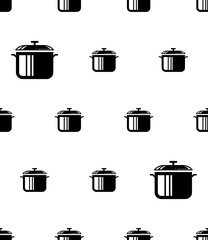 Poster - Kitchen Pot Icon Seamless Pattern M_2311001