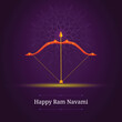happy ram navami festival india greeting vector