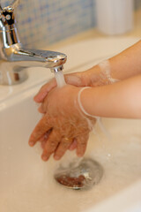  感染対策のため日々の手洗いが必要です。