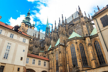 Canvas Print - St. Vitus Cathedral in Prague, Czech Republic