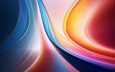 Vibrant Rainbow gradient wave background with grainy texture