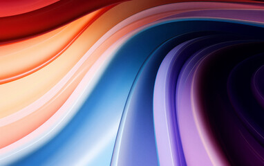 Vibrant Rainbow gradient wave background with grainy texture