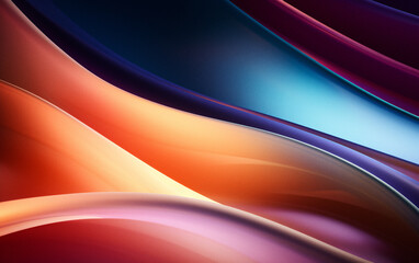 Vibrant Rainbow gradient wave background with grainy texture