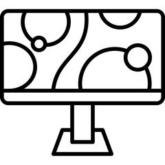 Poster - Monitor icon