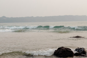 Poster - waves on the beach