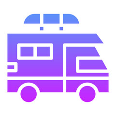 Sticker - Camper Van Icon