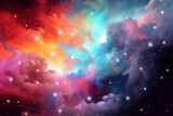 Fototapeta Fototapety kosmos - Outer space futuristic background with cosmos and sky. Cosmic background. Universe background. Galaxy vector art.