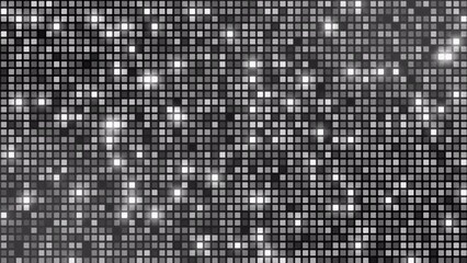 Wall Mural - 4k motion loop background with flashing black and white grids irregularly.