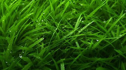 Wall Mural - Fresh Inteso Green Hieba, Ai generated