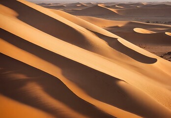 Wall Mural - Sahara Satori: Morocco's Erg Chebbi Sand Dunes at Dawn.