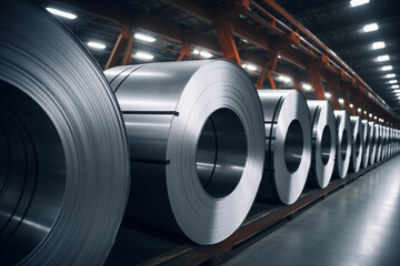 Rolls of steel sheet, aesthetic look