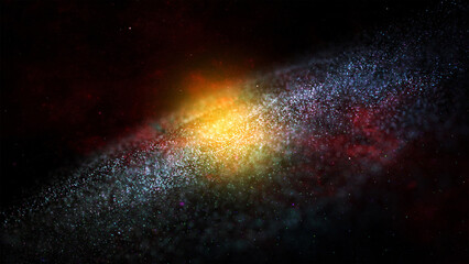 Wall Mural - space galaxy stars background