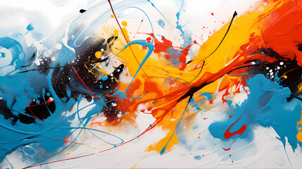 Poster - abstract painting background