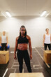 © Flamingo Images - Fit young women ready for a box jump workout