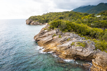 Wall Mural - landscape with rock formations