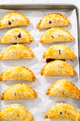 Canvas Print - Empanadas with Blueberries