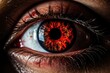 Human closeup vision iris macro eye eyeball