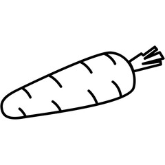 Sticker - Carrot Icon