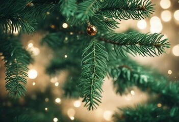 spruce branch green fir realistic christmas tree llustration for xmas cards new year party posters