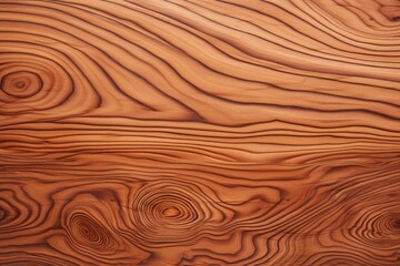 Wall Mural - An up-close view of a beautiful wood panel with a seamless texture, highlighting the intricate patterns and variations in the wood grain.