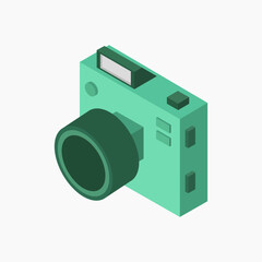 Sticker - Isometric camera