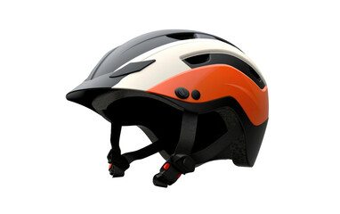 Extreme Sports Helmet for Safety on Bikes on a Clear Surface or PNG Transparent Background.