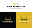 hnh logo, hh logo, n logo, furniture logo, table logo, chair logo, carpenter logo, stool logo, sit logo, woodworker, wood shop,  bench logo, dining table logo food corner logo, eat logo