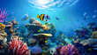 © mila103 - Coral and fish in Sea.