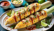 © David Gonzalez - Mexican street corn, Elote. Mexican food