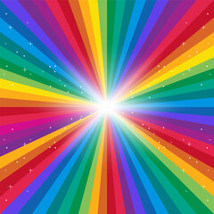 Wall Mural - colorful rainbow design vector illustration. bright color design background. trendy rainbow art. col