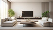 © Witri - Modern living room in Luxury, Living Room, Home Interior, Indoors, Modern. generative ai