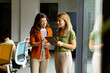 © BGStock72 - Two young business women with digital tablet in the office
