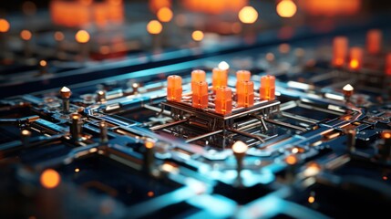 Blocks chain technology.UHD wallpaper