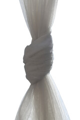 Wall Mural - The fabric is tied in a knot