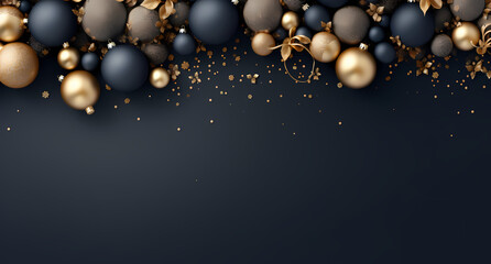 Wall Mural - new year white gold and crystal ball christmas background jpg, in the style of dark navy and dark beige, matte background