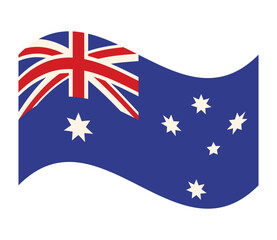 Wall Mural - australia day national flag