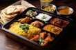 Delicious Indian cuisine to-go. Generative AI