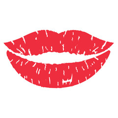 Sticker - kiss lips sexy illustration