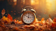 © Ash - switching between daylight saving time and standard time, using the clock as a timer for seasonal changes like autumn,