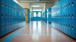 © CStock - School lockers, bag storage, school safety concept